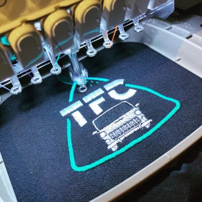 TF chemtex embroidered logo